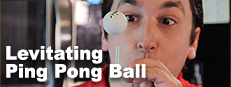 Levitating Ping Pong Ball