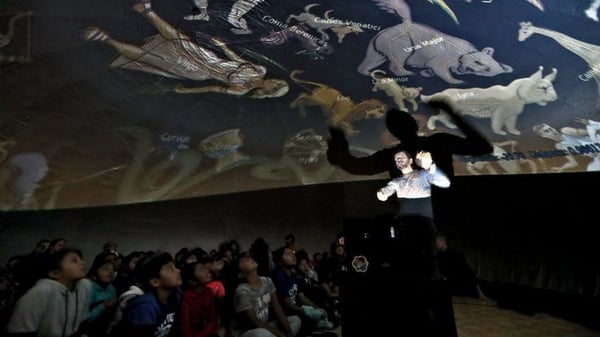 Inside the SkyDome Planetarium